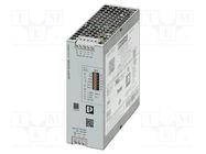 Power supply: switching; for DIN rail; 240W; 24VDC; 10A; IP20; 92% PHOENIX CONTACT