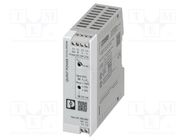 Power supply: switching; for DIN rail; 60W; 24VDC; 2.5A; IP20; 92% PHOENIX CONTACT