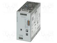 Power supply: switching; for DIN rail; 480W; 48VDC; 10A; IP20; 94% PHOENIX CONTACT