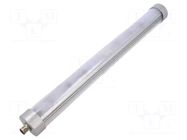 Lamp: LED flood light; Ø45mm; L: 420mm; 80°; 5000K; IP67; 22÷28VDC IPF ELECTRONIC