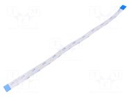 FFC tape; Cores: 12; Tape ph: 0.5mm; L: 177mm; 500mA; 60V; FFC5-TIN GCT