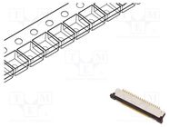 Connector: FFC/FPC; vertical; PIN: 20; ZIF; SMT; 125V; 1A; gold flash GCT