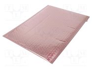 Protective bubble bag; ESD; L: 356mm; W: 254mm; Thk: 76um; 100pcs. STATICTEC