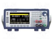 Power supply: programmable laboratory; Ch: 1; 0÷60VDC; 0÷4A; 120W B&K PRECISION