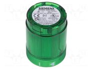 Module: light signaller; green; LED; 24VDC; 24VAC; IP54; 8WD42 SIEMENS