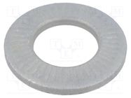 Washer; internally serrated; M12; D=24mm; h=2.9mm; spring steel BOSSARD