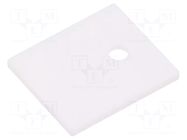 Heat transfer pad: aluminum; TO218,TOP3; Thk: 1.6mm; 25W/mK; 10kV ALUTRONIC