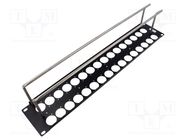 Mounting adapter; patch panel; screw; 19x24mm; Thread: M3; rack CLIFF