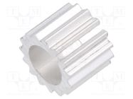 Heatsink: extruded; round; TO39,TO5; aluminium; W: 12.5mm; H: 10mm ALUTRONIC