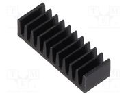 Heatsink: extruded; flat; DIL; black; L: 6.3mm; W: 18.9mm; H: 4.8mm ALUTRONIC