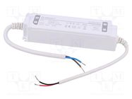 Power supply: switching; LED; 40W; 12VDC; 3.33A; 220÷240VAC; IP67 YINGJIAO