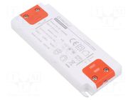 Power supply: switching; LED; 12W; 24VDC; 500mA; 220÷240VAC; IP20 YINGJIAO