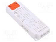 Power supply: switching; LED; 20W; 24VDC; 833mA; 220÷240VAC; IP20 YINGJIAO