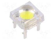 LED Super Flux; white cold; 7.62x7.62mm; 25000÷30000mcd; 35÷40lm OPTOSUPPLY
