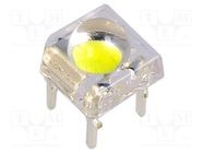 LED Super Flux; 7.62x7.62mm; white cold; 25000÷30000mcd; 35÷40lm OPTOSUPPLY