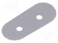 Heat transfer pad: silicone; Multiwatt; Thk: 0.18mm; 900mW/mK ALUTRONIC