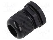 Cable gland; PG21; IP68; polyamide; black PAWBOL