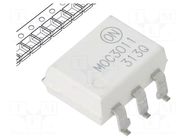 Optotriac; 4.17kV; Uout: 250V; PDIP6; Ch: 1; MOC301XM; 1kV/μs ONSEMI