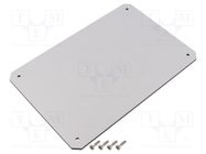 Mounting plate; Series: GEOS; grey SPELSBERG