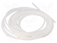 Hose; silicone; 3mm; -60÷180°C; food industry PNEUMAT