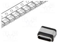 Connector: USB C; socket; SMT; PIN: 16; horizontal; top board mount GCT