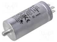 Capacitor: polypropylene; motors, run; 8uF; 400VAC; Ø35x72mm; ±5% DUCATI ENERGIA