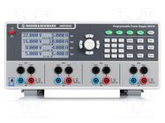 Power supply: programmable laboratory; Ch: 4; 0÷32VDC; 0÷10A; rack ROHDE & SCHWARZ