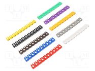 Markers; Marking: 0; 1; 2; 3; 4; 5; 6; 7; 8; 9; 2.8÷4.6mm; PVC Goobay