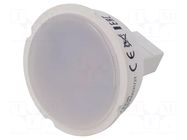 LED lamp; white warm; MR16; 12VDC; 540lm; 6W; 120°; 3000K GTV Poland