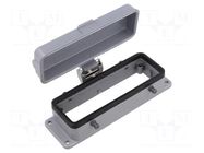 Enclosure for connectors: HDC; size H-B 24; for double latch LAPP