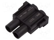 Connector: HDC; module; male; EPIC® MC; PIN: 2; 65A; 1kV; crimped LAPP