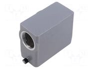 Enclosure for connectors: HDC; size H-B 16; for cable; for latch LAPP
