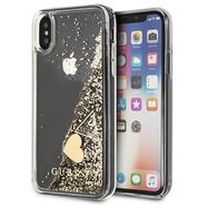 Guess GUOHCPXGLHFLGO iPhone X/Xs gold/gold hard case Glitter Charms, Guess