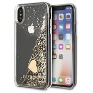 Guess GUOHCPXGLHFLGO iPhone X/Xs gold/gold hard case Glitter Charms, Guess