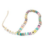 Guess pendant GUSTPEAM Phone Strap multicolor/multicolor Heishi Beads, Guess