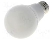 LED lamp; E27; 230VAC; 10W; 180°; 2700K; CRImin: 80 PHILIPS