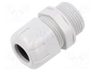 Cable gland; PG13,5; IP68; polyamide; light grey; UL94V-2 BM GROUP