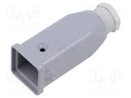 Enclosure: for HDC connectors; CKA; size 21.21; Gland holes: 1 ILME