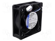 Fan: DC; axial; 24VDC; 119x119x38mm; ball; IP54,IP68; Len: 310mm EBM-PAPST