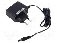 Power supply: switching; mains,plug-in; 12VDC; 1.5A; 18W; Plug: EU POS