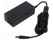 Power supply: switching; 12VDC; 3A; Out: 5,5/2,1; 36W; 90÷264VAC POS