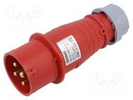 Connector: AC supply; plug; male; 16A; IEC 60309; IP44; PIN: 4; 400V TAIZHOU BAOLUDA ELECTRIC