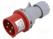 Connector: AC supply; plug; male; 16A; IEC 60309; IP44; PIN: 4; 400V TAIZHOU BAOLUDA ELECTRIC