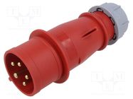 Connector: AC supply; plug; male; 32A; IEC 60309; IP44; PIN: 5; 400V TAIZHOU BAOLUDA ELECTRIC