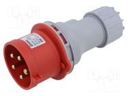 Connector: AC supply; plug; male; 32A; IEC 60309; IP44; PIN: 5; 400V TAIZHOU BAOLUDA ELECTRIC