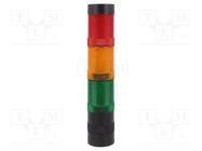 Signaller: signalling column; red/orange/green; 24VDC; 24VAC WERMA