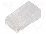 Connector: RJ45; plug; PIN: 8; Cat: 6; shielded; Layout: 8p8c; IDC QOLTEC