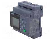 Programmable relay; 10A; IN: 8; Analog in: 0; Analog.out: 0; OUT: 4 SIEMENS