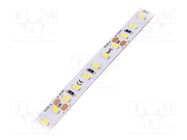 LED tape; white; 2835; 24V; LED/m: 120; 8mm; IP33; 120°; 9.6W/m POS