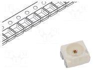 LED; amber; SMD; PLCC4; 1800÷7100mcd; 3.4x3x2.1mm; 120°; 50mA ams OSRAM